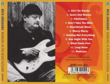 CD Mick Abrahams: Working In the Blues Kitchen