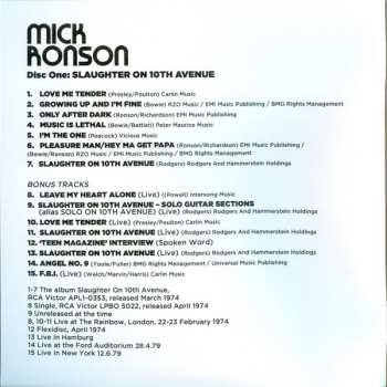 4CD/Coffret Mick Ronson: Only After Dark The Complete MainMan Recordings
