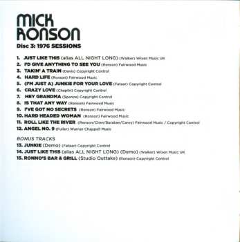 4CD/Coffret Mick Ronson: Only After Dark The Complete MainMan Recordings