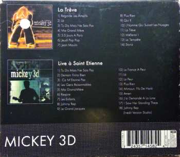 2CD/Coffret Mickey 3D: La Trêve  / Live À Saint Etienne