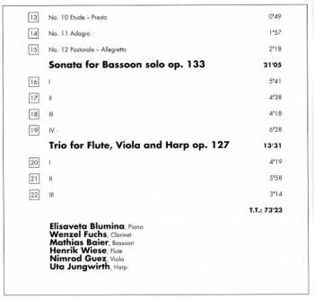 CD Mieczysław Weinberg: Chamber Music For Woodwinds