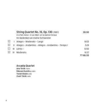 CD Mieczysław Weinberg: String Quartets, Volume 3