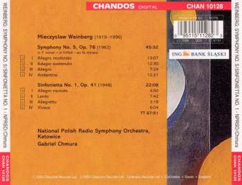 CD Mieczysław Weinberg: Symphonies, Vol. 1: Symphony No. 5 · Sinfonietta No. 1