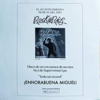2LP Miguel Ríos: Rock & Rios (Edición 40º Aniversario) LTD