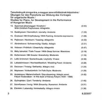 CD Kassai István: Piano Works Vol. 1