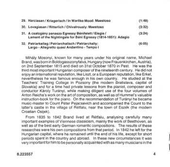 CD Kassai István: Piano Works Vol. 1