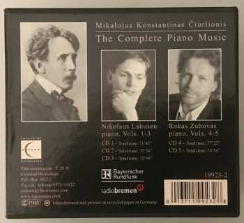 5CD/Coffret Mikalojus Konstantinas Ciurlionis: The Complete Piano Music