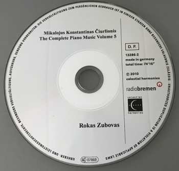 5CD/Coffret Mikalojus Konstantinas Ciurlionis: The Complete Piano Music