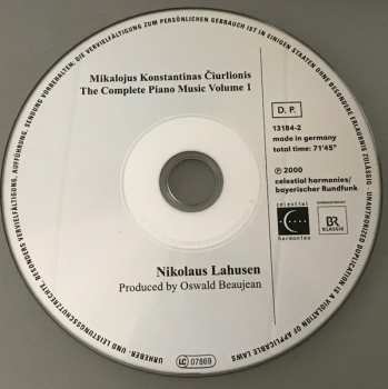 5CD/Coffret Mikalojus Konstantinas Ciurlionis: The Complete Piano Music