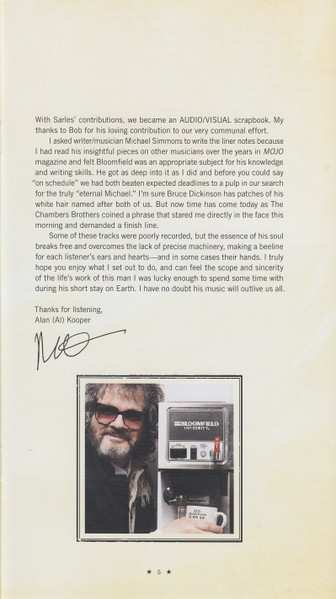 3CD/DVD/Coffret Mike Bloomfield: From His Head To His Heart To His Hands