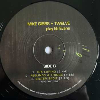 2LP Mike Gibbs + Twelve: Play Gil Evans