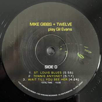 2LP Mike Gibbs + Twelve: Play Gil Evans