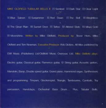 CD Mike Oldfield: Tubular Bells 2