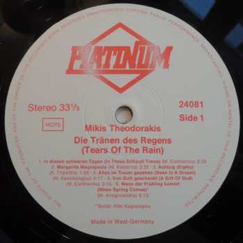 3LP/Coffret Mikis Theodorakis: Zorbas