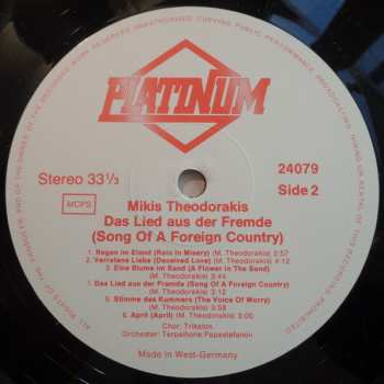 3LP/Coffret Mikis Theodorakis: Zorbas