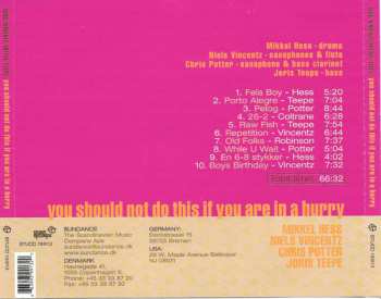CD Chris Potter: You Should Not Do This If You Are In A Hurry