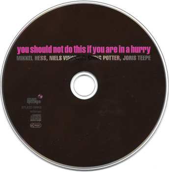 CD Chris Potter: You Should Not Do This If You Are In A Hurry