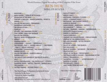 2CD Miklós Rózsa: Ben-Hur (New Digital Recording Of The Complete Film Score)