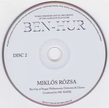 2CD Miklós Rózsa: Ben-Hur (New Digital Recording Of The Complete Film Score)
