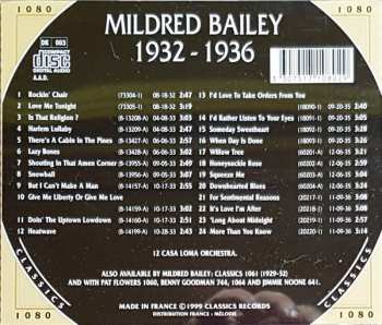 CD Mildred Bailey: 1932-1936