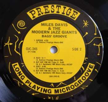 LP Miles Davis: Bags Groove