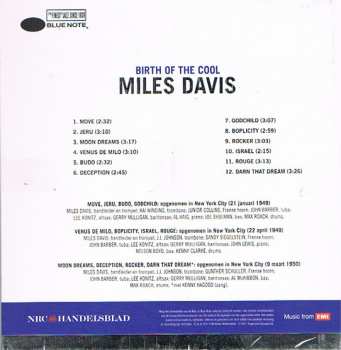 CD Miles Davis: Birth Of The Cool