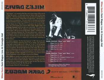 2CD Miles Davis: Dark Magus: Live At Carnegie Hall