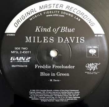 2LP/Coffret Miles Davis: Kind Of Blue LTD | NUM | DLX