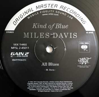 2LP/Coffret Miles Davis: Kind Of Blue LTD | NUM | DLX