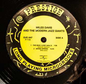 LP Miles Davis: Miles Davis And The Modern Jazz Giants