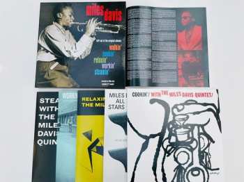 5LP/Coffret Miles Davis: Walkin', Cookin', Relaxin', Workin', Steamin' 
