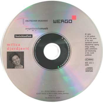 CD Milica Djordjević: Milica Djordjević