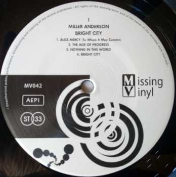 LP Miller Anderson: Bright City