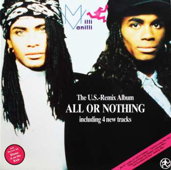 LP Milli Vanilli: All Or Nothing - The U.S. Remix Album
