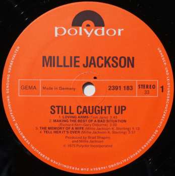 LP Millie Jackson: Still Caught Up