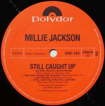 LP Millie Jackson: Still Caught Up