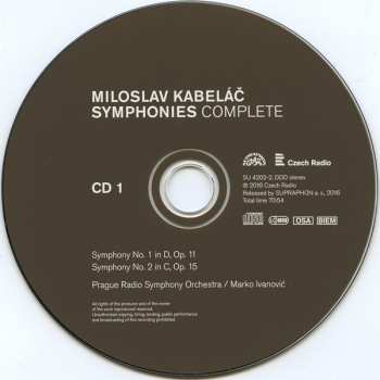 4CD/Coffret Prague Radio Symphony Orchestra: Symphonies Complete