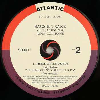 2LP John Coltrane: Bags & Trane NUM