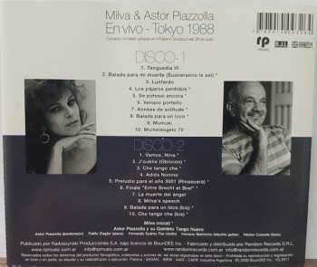 2CD Astor Piazzolla: En Vivo - Tokyo 1988