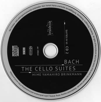 2CD Mime Yamahiro Brinkmann: Bach: The Cello Suites