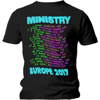 Marchandises Ministry: Ministry Unisex T-shirt: Trippy Al (ex-tour & Back Print) (small) S