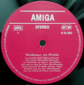 LP Mireille Mathieu: Rendezvous Mit Mireille