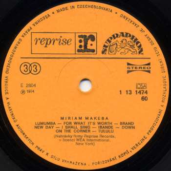 LP Miriam Makeba: Miriam Makeba