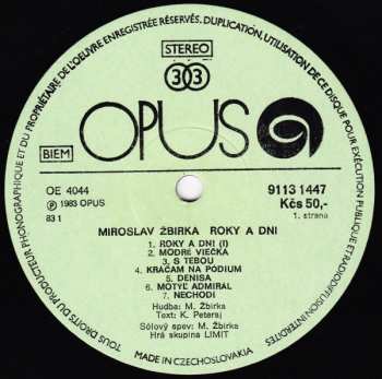 LP Miroslav Žbirka: Roky A Dni