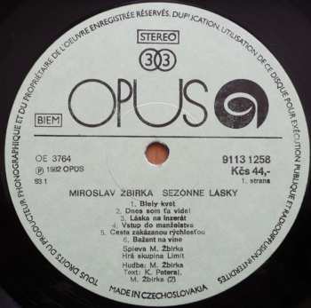 LP Miroslav Žbirka: Sezónne Lásky