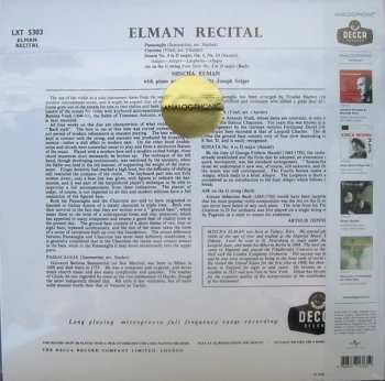 LP Mischa Elman: Elman Recital