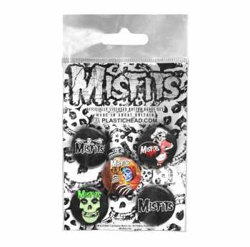 Merch Misfits: Ensemble de plaques Misfits Button Badge Set