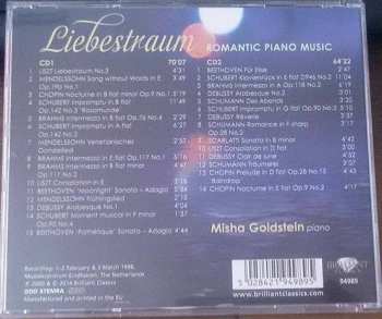2CD Misha Goldstein: Liebestraum, Romantic Piano Music