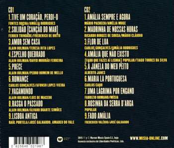 2CD Mísia: Para Amalia