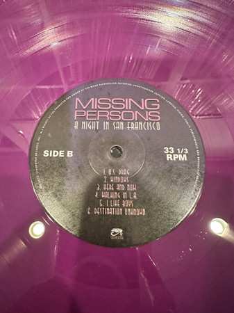 LP Missing Persons: A Night In San Francisco CLR | LTD